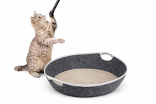 Cargar imagen en el visor de la galería, Rascador Para Gato Fieltro Ovalado