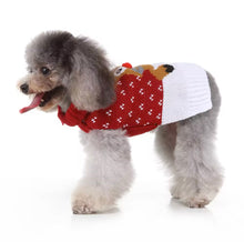 Cargar imagen en el visor de la galería, Saco Navideño para Perro o Gato Renito Vinotinto