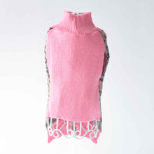 Cargar imagen en el visor de la galería, Saco Sweater Animal Print Moño Rosa