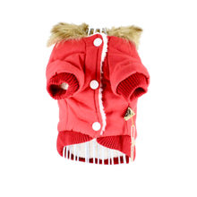 Cargar imagen en el visor de la galería, Chaqueta para Perro Gato Roja Ovejerito