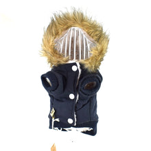 Cargar imagen en el visor de la galería, Chaqueta para Perro Gato Azul Ovejerito