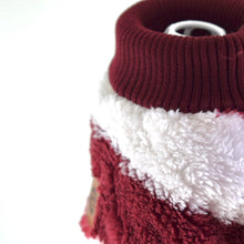 Cargar imagen en el visor de la galería, Saco Super Peludito Rayas Vinotinto