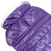 Cargar imagen en el visor de la galería, Chaleco Impermeable Doble faz para Perro Morado-Verde