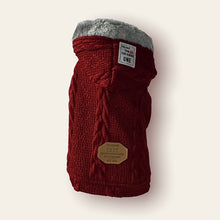 Cargar imagen en el visor de la galería, Sweater Forrado Vino Tinto
