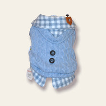 Cargar imagen en el visor de la galería, Sweater Azul tejido de botones.