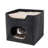 Cama para Gato Tipo Cubo en Fieltro