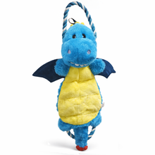 Cargar imagen en el visor de la galería, Juguete para Perro Dino Mordelón Azul Rey
