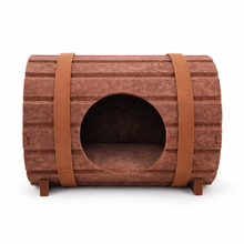 Cargar imagen en el visor de la galería, Cama para Gato Tipo Barril en Fieltro
