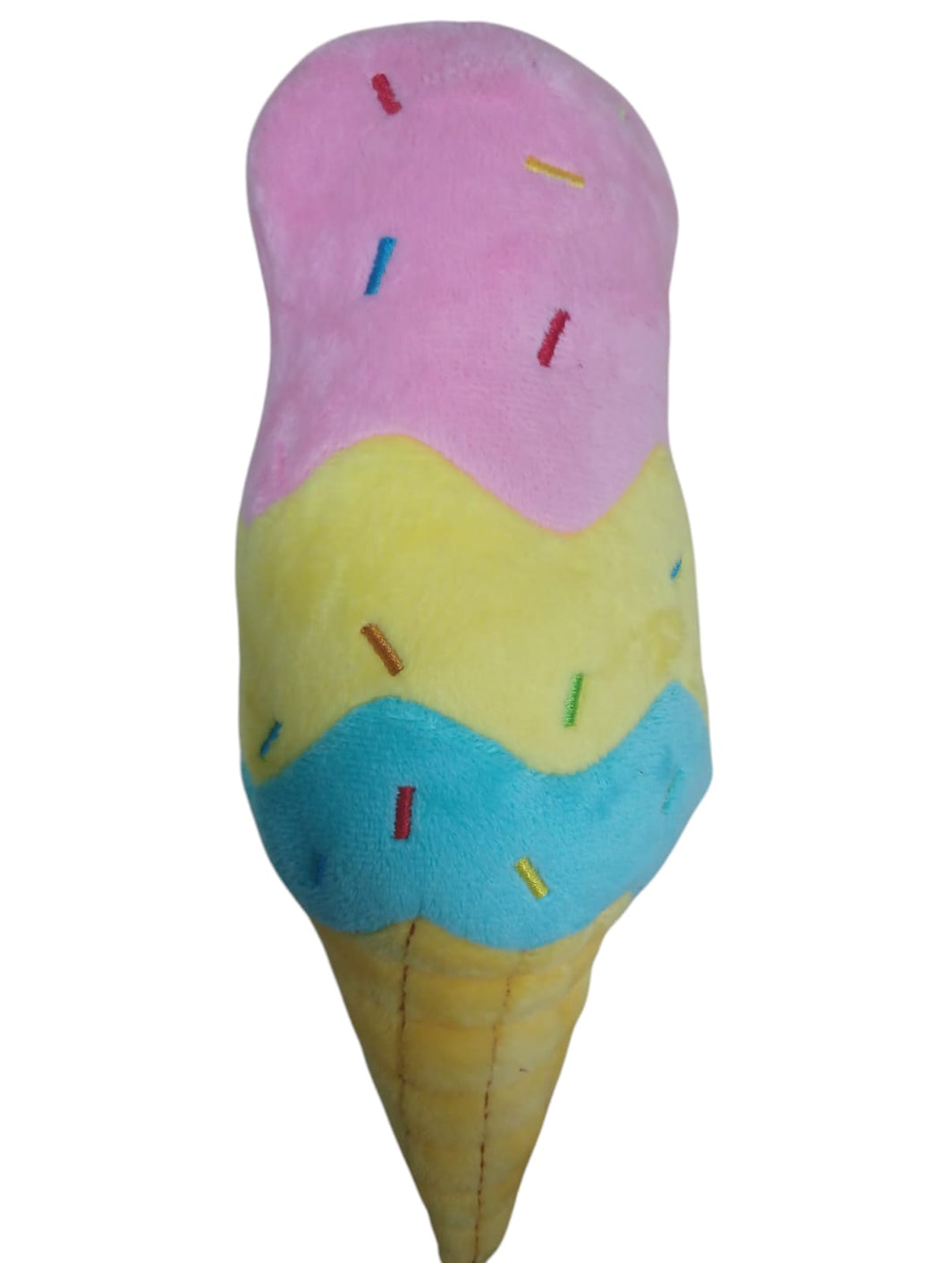 Juguete Cono de Helado En Peluche Para Perro